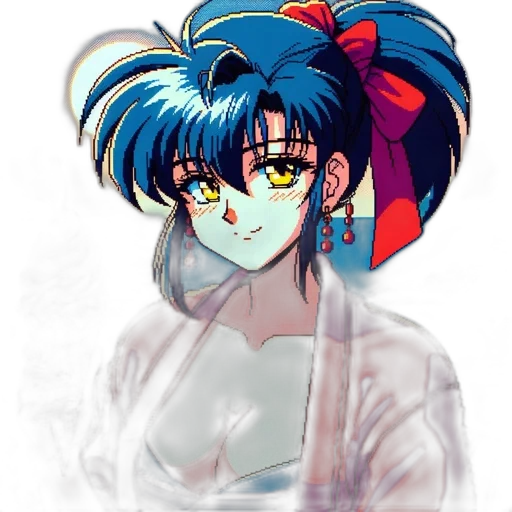 staff, mask, face, weapon, anime, vaporwave, concept art, pixel art transparent PNG cut-out