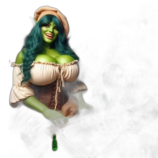 mask, staff, fantasy art, concept art, pixel art, comic book art, fire, green transparent PNG cut-out