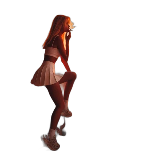 dress, shoes, staff, robot, 3d render, concept art, pixel art, anime transparent PNG cut-out