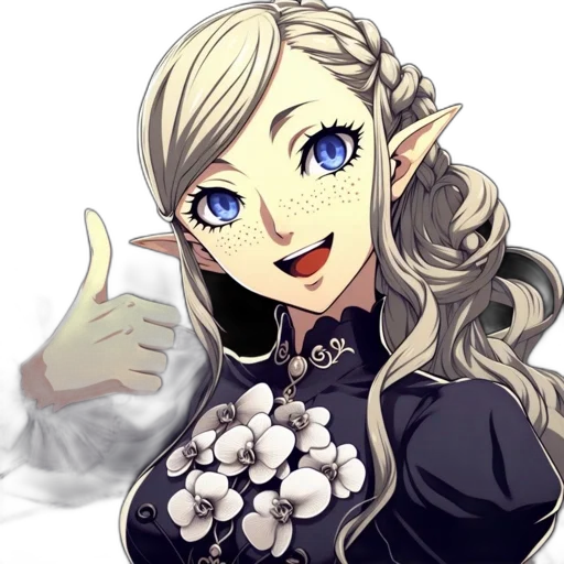 staff, flower, crown, face, pixel art, anime, fantasy art, concept art transparent PNG cut-out