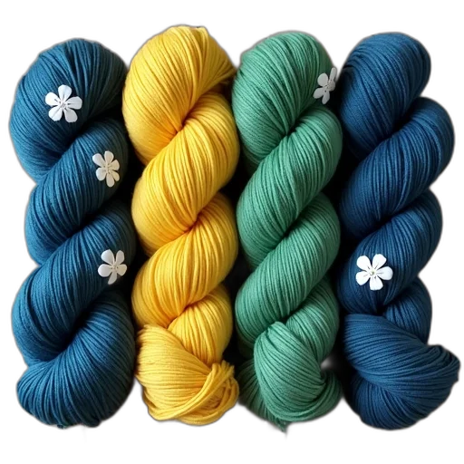 blue, colorful, green, pastel, collection, yarn, balls, various transparent PNG cut-out