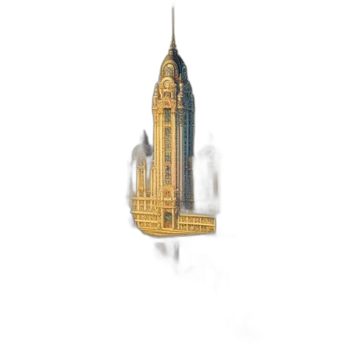 building, umbrella, dress, crown, photorealistic, 3d render, concept art, pixel art transparent PNG cut-out