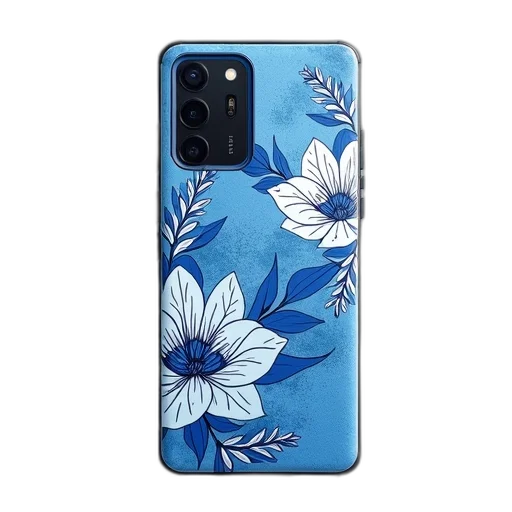 flower, blue, floral, pattern, snap, case, nokia, edge transparent PNG cut-out