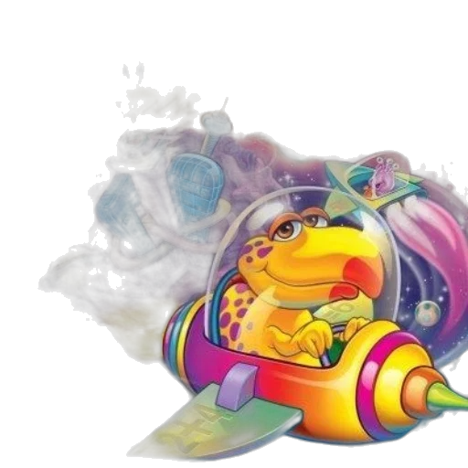 dragon, concept art, 3d render, vaporwave, photorealistic, fire, vibrant, children transparent PNG cut-out