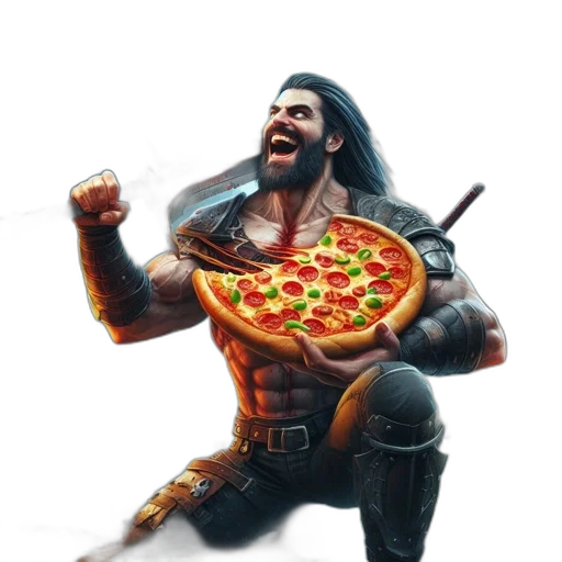 food, weapon, sword, concept art, 3d render, fantasy art, comic book art, muscular transparent PNG cut-out