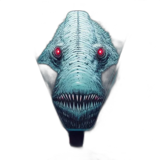 creature, mask, dragon, animal, concept art, 3d render, fantasy art, photorealistic transparent PNG cut-out