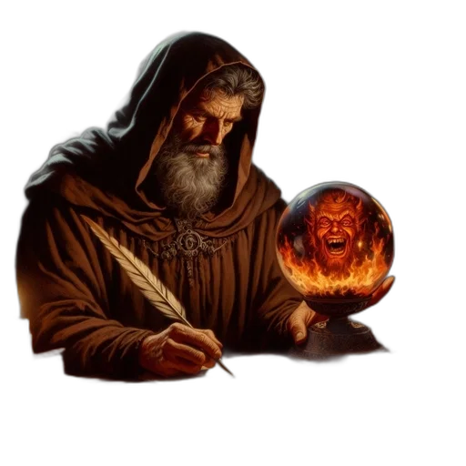 staff, fantasy art, concept art, photorealistic, pixel art, fire, aged, figure transparent PNG cut-out