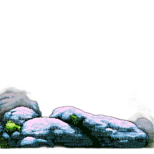 food, bottle, robot, creature, pixel art, vaporwave, concept art, 3d render transparent PNG cut-out