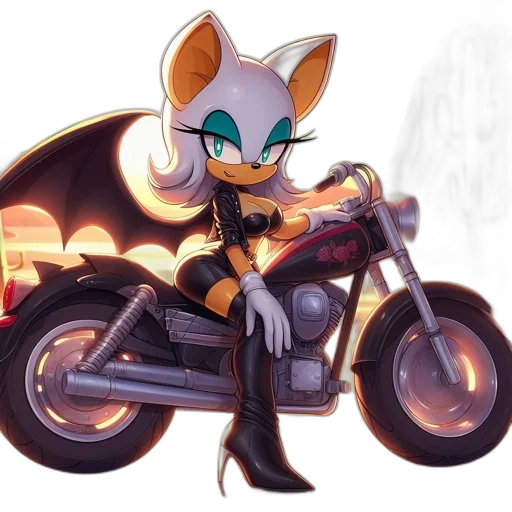 animal, concept art, cartoon, comic book art, fantasy art, anthropomorphic, cat, rides transparent PNG cut-out