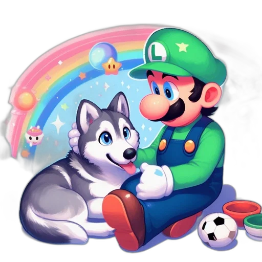 animal, pixel art, concept art, watercolor, fantasy art, monochrome, colorful, pastel transparent PNG cut-out