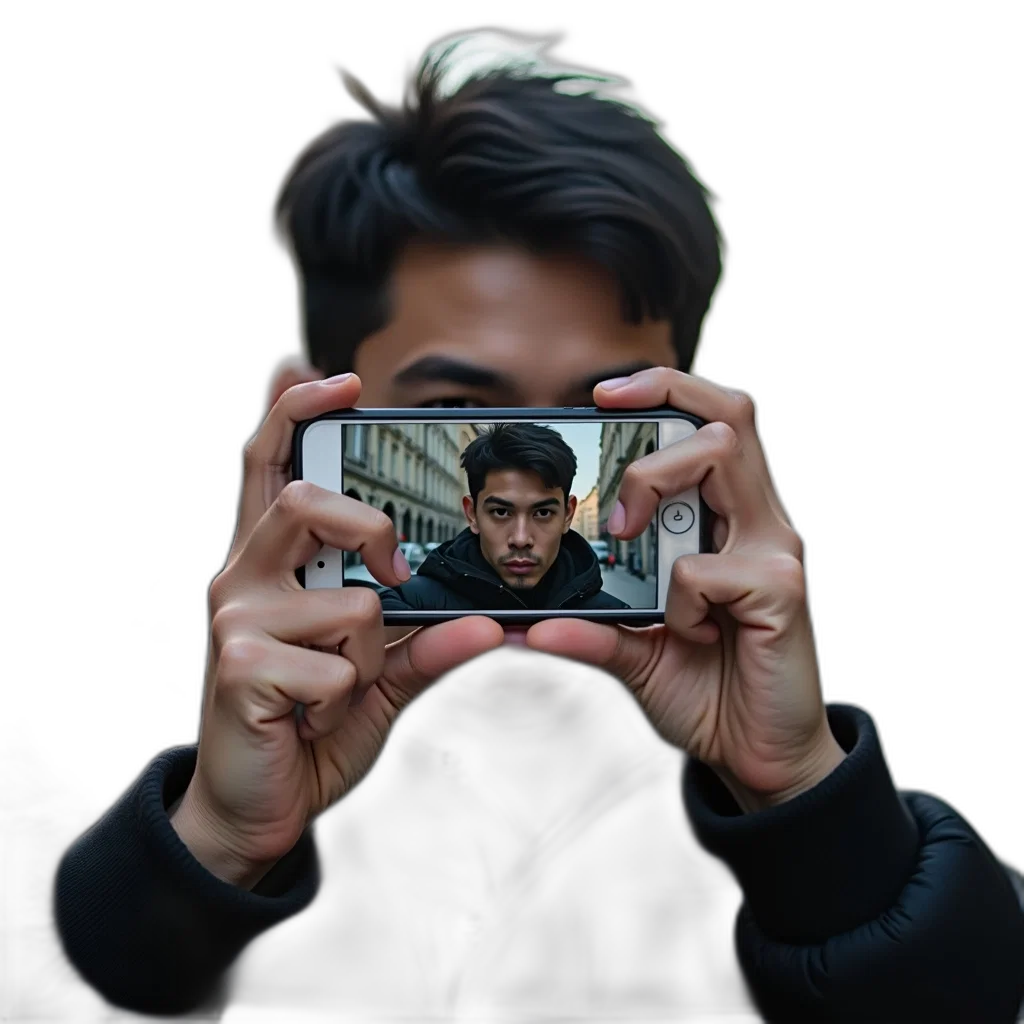 face, mask, jacket, creature, cyberpunk, photorealistic, concept art, anime transparent PNG cut-out