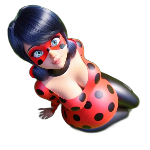dress, creature, animal, 3d render, concept art, cartoon, photorealistic, red transparent PNG cut-out
