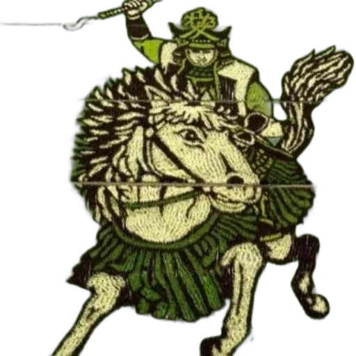 staff, dragon, sword, hat, concept art, fantasy art, green, stylized transparent PNG cut-out