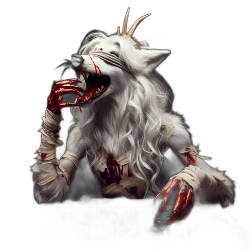 creature, animal, dragon, staff, fantasy art, concept art, pixel art, photorealistic transparent PNG cut-out