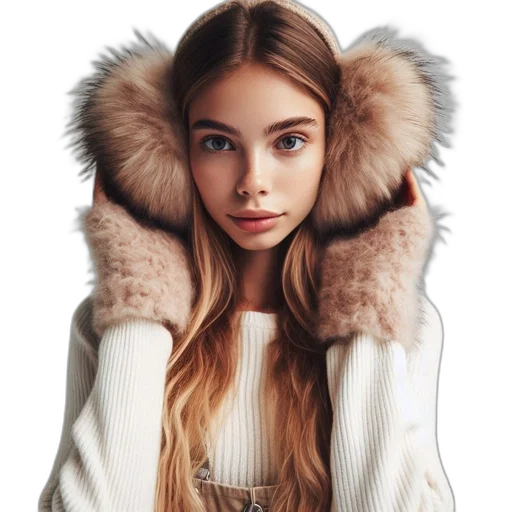jacket, face, hair, jewelry, photorealistic, cartoon, fantasy art, concept art transparent PNG cut-out