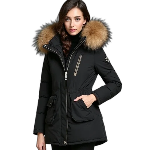 jacket, 2018, winter, women transparent PNG cut-out