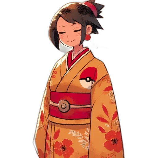 dress, jacket, staff, pixel art, anime, concept art, watercolor, red transparent PNG cut-out