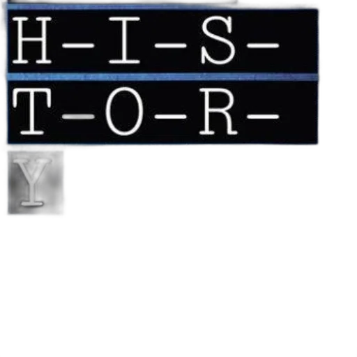 staff, vaporwave, image, features, word, history, bold, white transparent PNG cut-out
