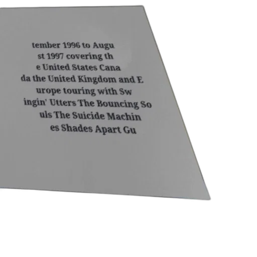 3d render, poster, text, listing, various, bands, their, tour transparent PNG cut-out