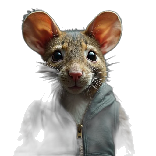 jacket, animal, staff, face transparent PNG cut-out