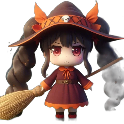 hat, staff, weapon, creature, fantasy art, anime, concept art, pixel art transparent PNG cut-out