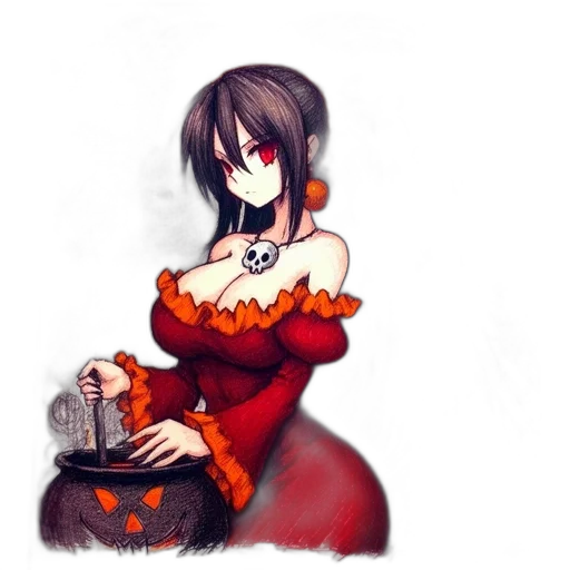 dress, robot, staff, food, pixel art, fantasy art, anime, concept art transparent PNG cut-out