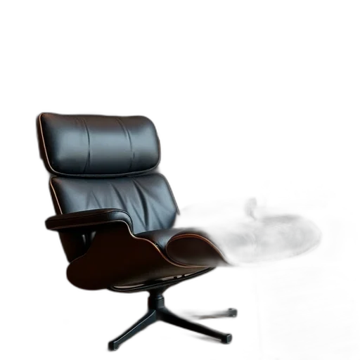 furniture, staff, 3d render, photorealistic, fog, black, leather, modern transparent PNG cut-out