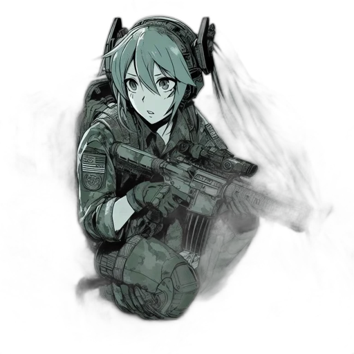 weapon, robot, sword, face, concept art, pixel art, anime, cyberpunk transparent PNG cut-out