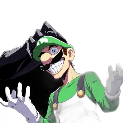 mask, 3d render, cartoon, concept art, comic book art, green, monochrome, two transparent PNG cut-out