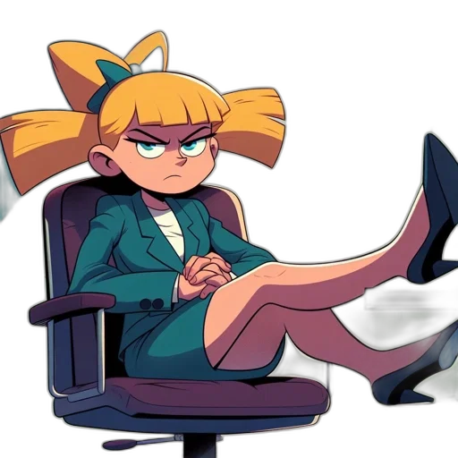 staff, furniture, dress, hair, cartoon, concept art, anime, pixel art transparent PNG cut-out