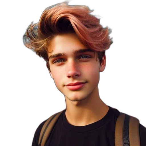 hair, face, creature, hat, photorealistic, cartoon, anime, watercolor transparent PNG cut-out