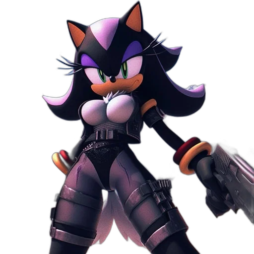 weapon, concept art, pixel art, 3d render, fantasy art, dark, anthropomorphic, feline transparent PNG cut-out