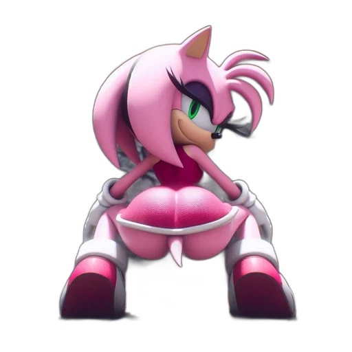 robot, hair, creature, animal, 3d render, concept art, vaporwave, pixel art transparent PNG cut-out