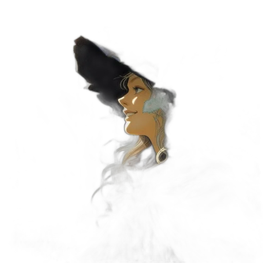 face, crown, mask, hair, concept art, 3d render, fantasy art, photorealistic transparent PNG cut-out
