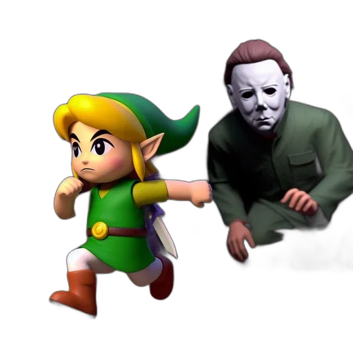 mask, concept art, pixel art, 3d render, green, dimly, lit, room transparent PNG cut-out