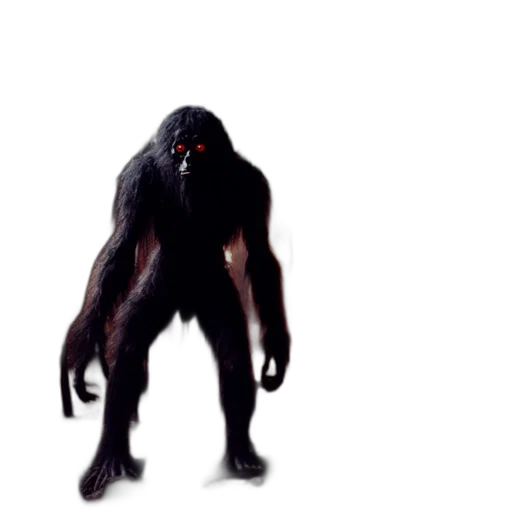 creature, animal, hair, mask, concept art, 3d render, photorealistic, pixel art transparent PNG cut-out