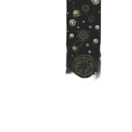 jewelry, staff, weapon, sword, 3d render, dark, enigmatic, image transparent PNG cut-out