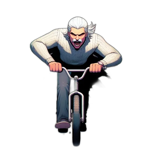 jacket, creature, comic book art, concept art, cartoon, pixel art, animated, character transparent PNG cut-out
