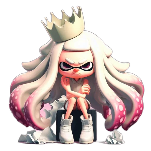 crown, creature, weapon, animal, concept art, 3d render, pixel art, fantasy art transparent PNG cut-out