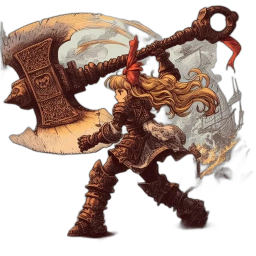 sword, weapon, staff, fantasy art, concept art, pixel art, 3d render, earth tones transparent PNG cut-out