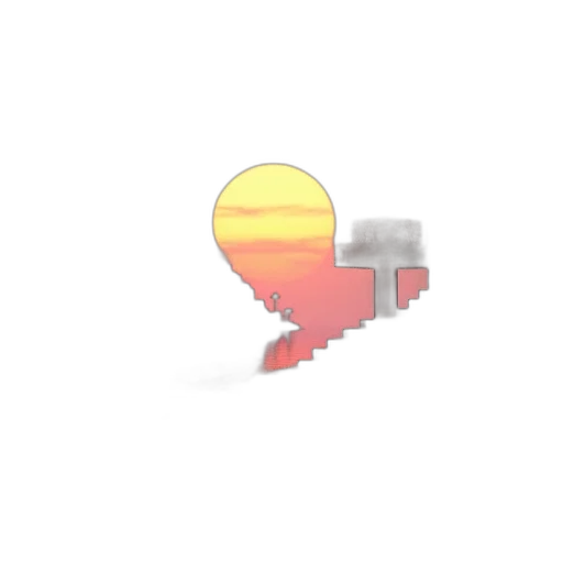 weapon, hat, robot, furniture, pixel art, 3d render, vaporwave, concept art transparent PNG cut-out
