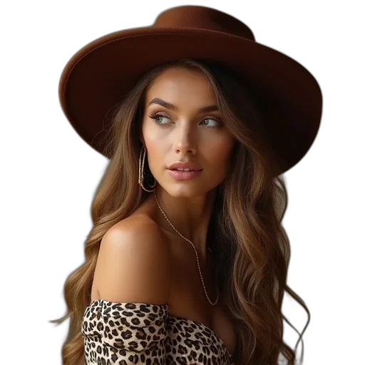 hat, hair, crown, jewelry, photorealistic, oil painting, fantasy art, cartoon transparent PNG cut-out