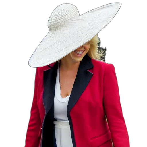 hat, jacket, staff, red transparent PNG cut-out