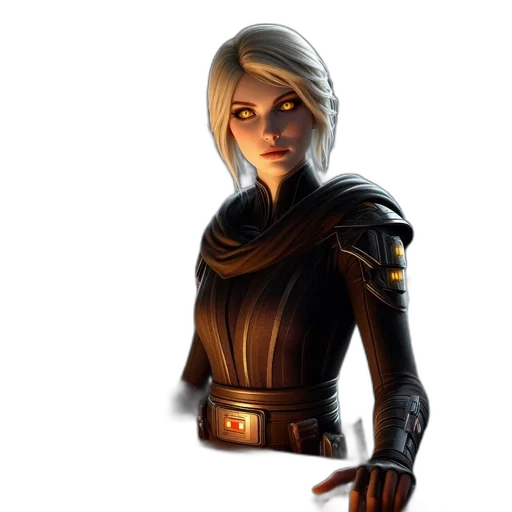staff, face, concept art, fantasy art, 3d render, comic book art, dark, golden transparent PNG cut-out