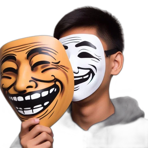 mask, face, photorealistic, 3d render, concept art, cartoon, individual, dons transparent PNG cut-out