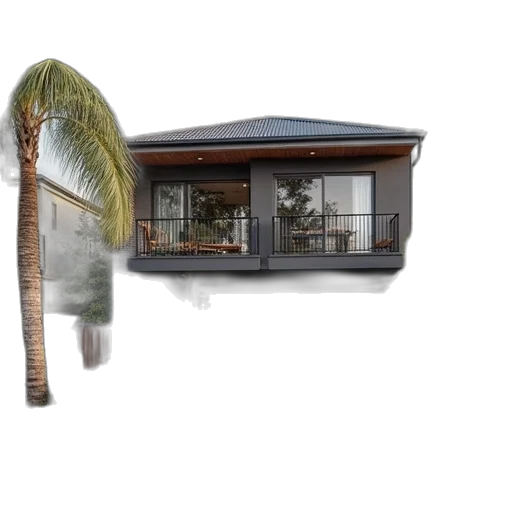 building, photorealistic, 3d render, concept art transparent PNG cut-out