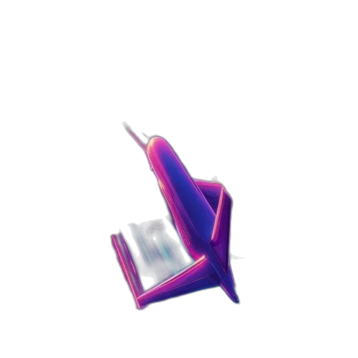 weapon, shoes, crown, furniture, vaporwave, 3d render, concept art, pixel art transparent PNG cut-out