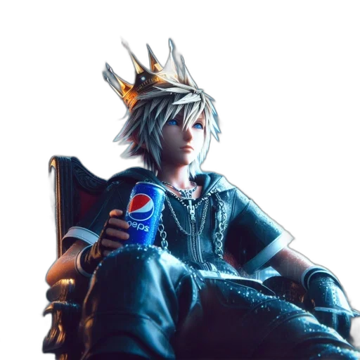 crown, bottle, weapon, dragon, vaporwave, concept art, cyberpunk, 3d render transparent PNG cut-out