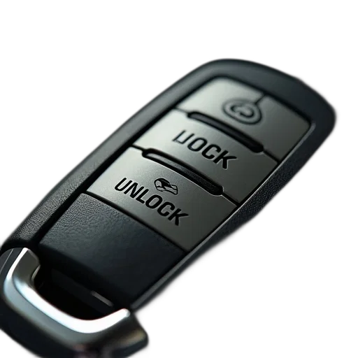 car, weapon, close-up, image, key, fob, black, casing transparent PNG cut-out