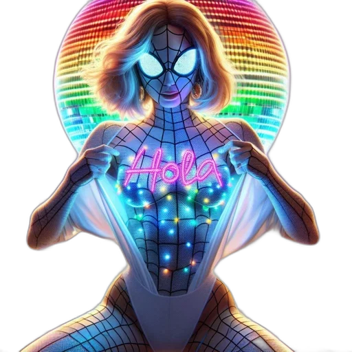 jacket, robot, mask, cyberpunk, comic book art, concept art, vaporwave, neon lights transparent PNG cut-out